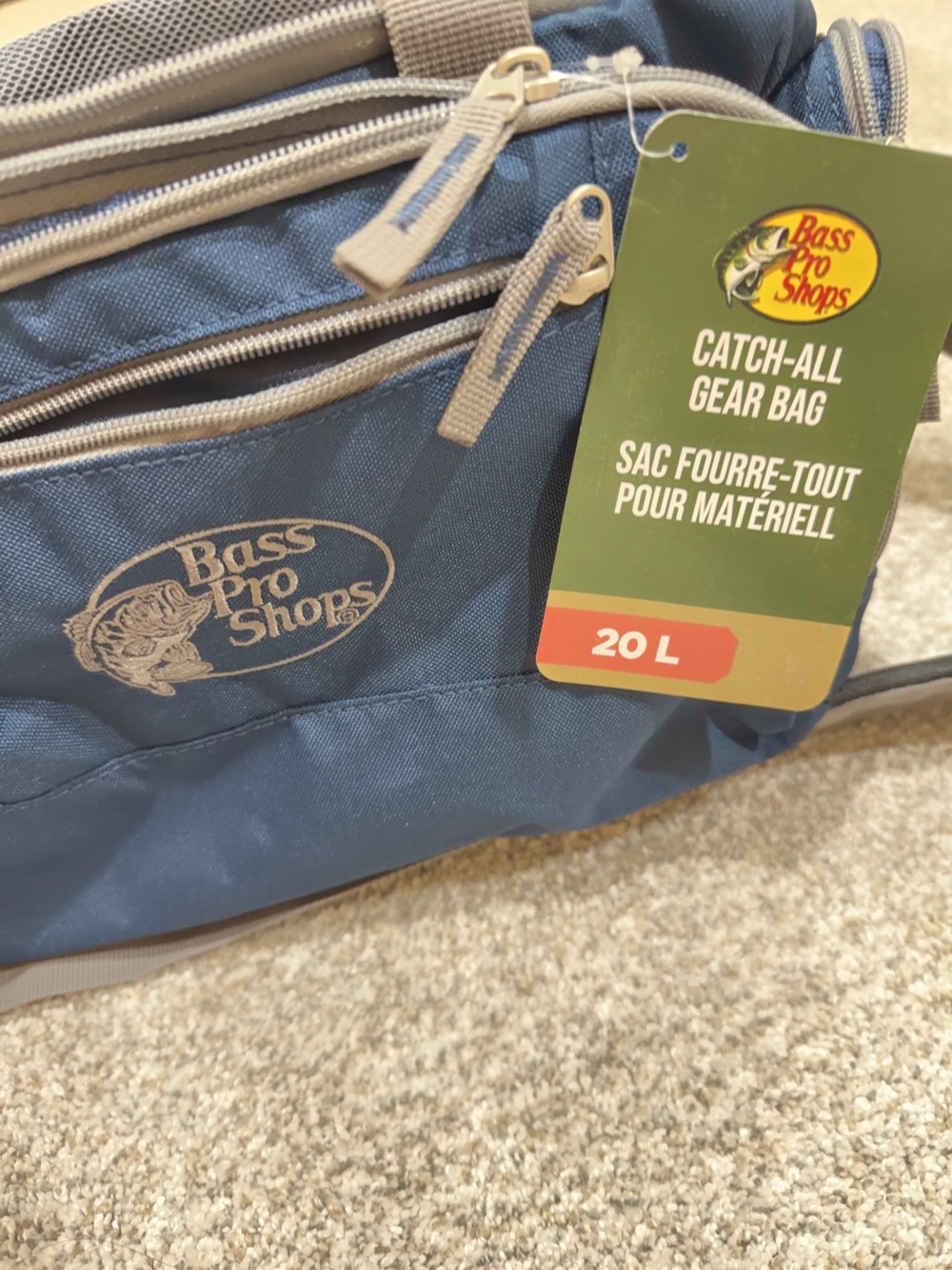 Bass Pro Shops Catch-All Gear Duffel Bag 20L – NEW With Tags